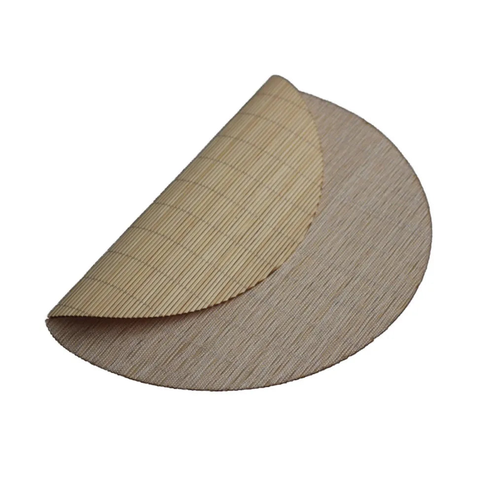 Woven Bamboo Tea Mats, Set of 2 — Japanese-Style Heat-Resistant Tea Ceremony Mats