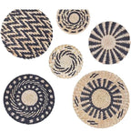 Boho Woven Wall Basket — Handcrafted Rattan Wall Décor