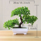 Artificial Bonsai Tree — Decorative Potted Plant for Home & Garden