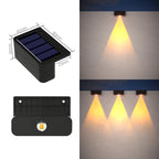 Solar Datura Lantern Wall Light — Outdoor Garden & Patio Lamp