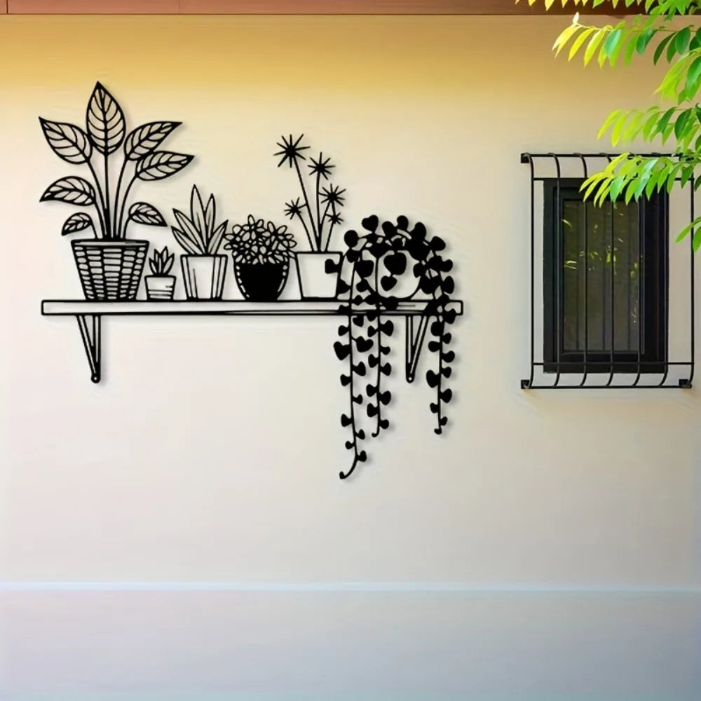 Metal Flower Wall Art — Weatherproof Aluminum Wall Décor