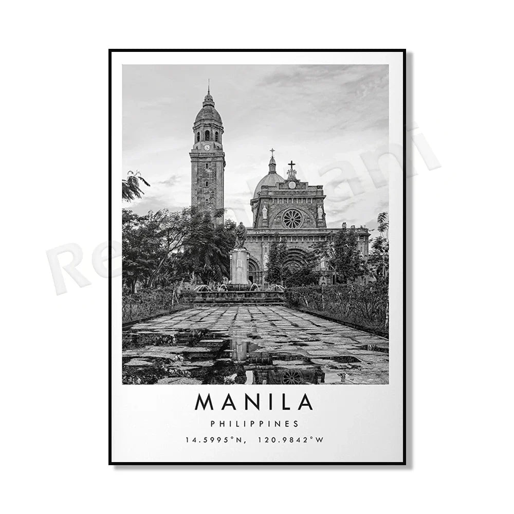 Philippines Travel Poster — Vintage Island & City Prints | Multiple Designs & Sizes