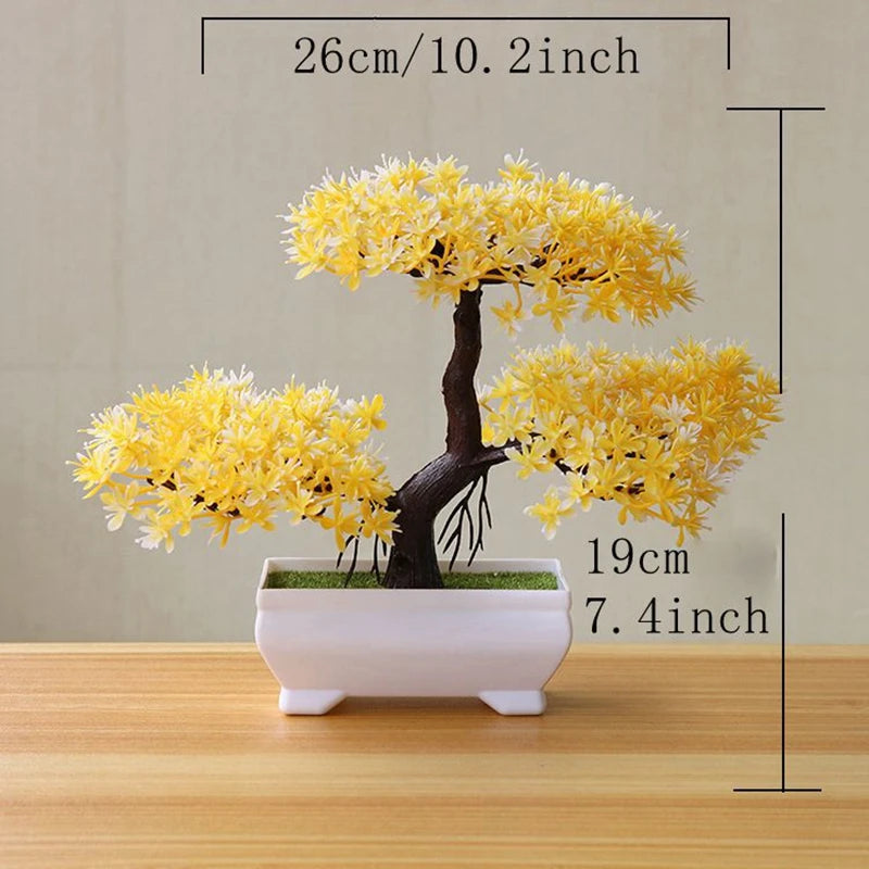 Artificial Bonsai Tree — Decorative Potted Plant for Home & Garden