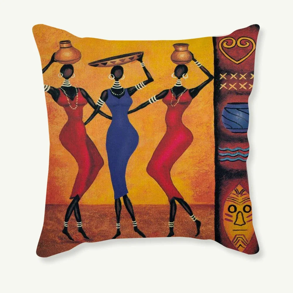 African Heritage Cushion Cover — Decorative Throw Pillow