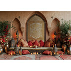 Moroccan Palace Arch Wall Backdrop — Moroccan Architecture Wall Hanging