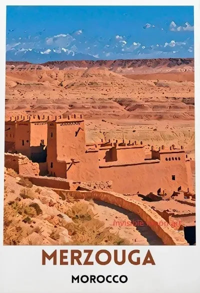 Travel Moroccan Art Casablanca Marrakesh Fes Building Art Poster Canvas Painting Wall Prints Picture for Room Home Decor