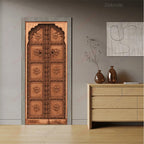 Moroccan Arch Door Mural — Islamic Geometric Wall Sticker