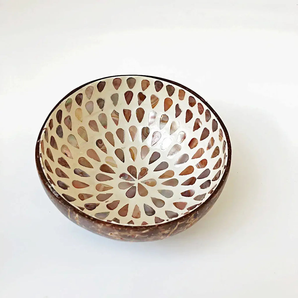 Capiz-Inspired Coconut Shell Bowl — Handmade Filipino Storage &amp; Décor