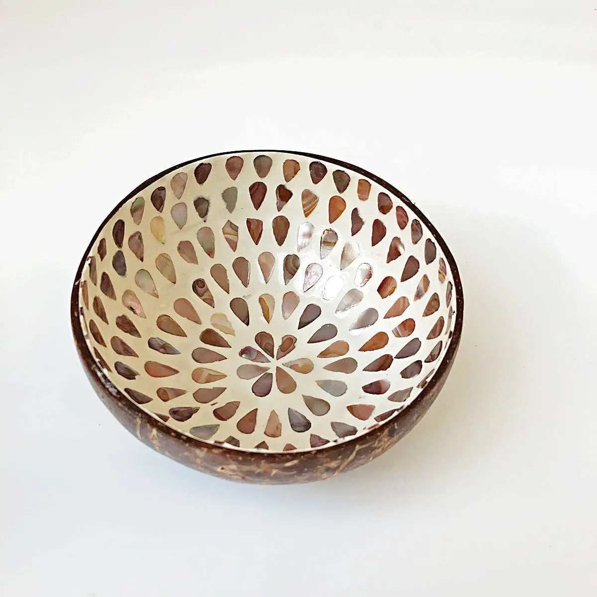 Capiz-Inspired Coconut Shell Bowl — Handmade Filipino Storage &amp; Décor