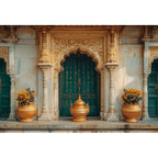 Moroccan Palace Arch Wall Backdrop — Moroccan Architecture Wall Hanging