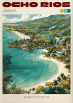 Vintage Havana, Cuba Travel Poster Canvas Print — Latin Heritage Wall Art