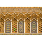 Moroccan Palace Arch Wall Backdrop — Moroccan Architecture Wall Hanging