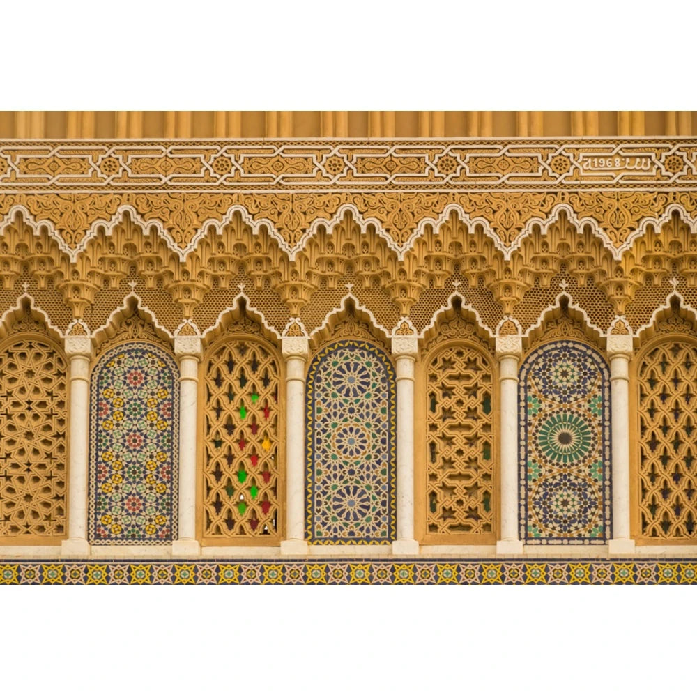 Moroccan Palace Arch Wall Backdrop — Moroccan Architecture Wall Hanging