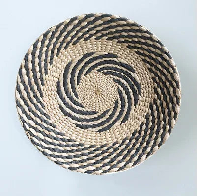 Boho Woven Wall Basket — Natural Fiber Wall Décor, 33 Designs