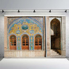 Moroccan Palace Arch Wall Backdrop — Moroccan Architecture Wall Hanging