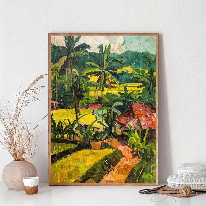 Filipino Cuisine Fishing Nature Landscape Posters Wall Art Canvas Painting Posters Prints For Living Room Decor