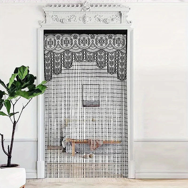 1pc Bestseller Tassel Thread Curtain - Decorative Curtain/Door Curtain/Wedding Room/Showcase Window/Hotel Partition Curtain