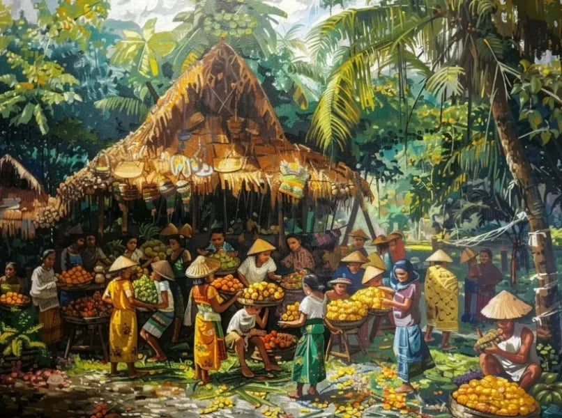 Filipino Cuisine Fishing Nature Landscape Posters Wall Art Canvas Painting Posters Prints For Living Room Decor