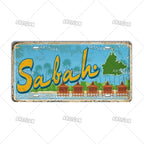 Philippines City Landmark Metal Sign — Decorative Wall Plate