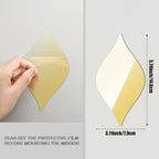 Teardrop Acrylic Mirror Wall Tiles – Self-Adhesive Home Décor Set