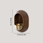 Japanese Landscape Wooden Wind Chime — Magnetic Doorbell & Entrance Bell