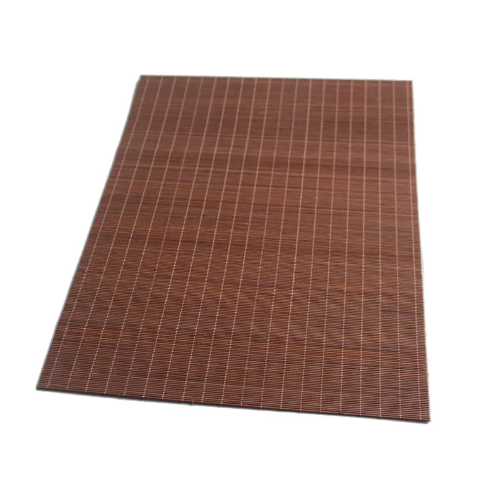 Woven Bamboo Tea Mats, Set of 2 — Japanese-Style Heat-Resistant Tea Ceremony Mats