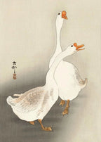 Ohara Koson Ukiyo-e Canvas Print — Vintage Japanese Kachō-e Wall Art