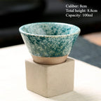 Japanese Pottery Tea Cup — Rustic Ceramic Coffee Mug