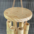 Bamboo Tube Wind Chime — Filipino-Inspired Hand-Carved Garden Décor