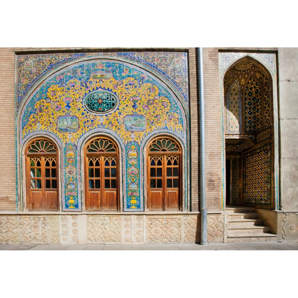 Moroccan Palace Arch Wall Backdrop — Moroccan Architecture Wall Hanging