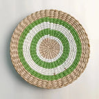 Boho Woven Wall Basket — Handcrafted Rattan Wall Décor