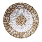 Boho Woven Wall Basket — Handcrafted Rattan Wall Décor