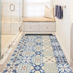 10pcs Bohemian Style Tiles Floor Wall Sticker Kitchen Bathroom Anti-skid & Wear-resistant Peel & Stick Ground Art Wall Decals