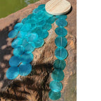 Natural Rainbow Capiz Shell Wind Chime – Handwoven Hanging Ornament