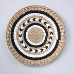 Boho Woven Wall Basket — Handcrafted Rattan Wall Décor