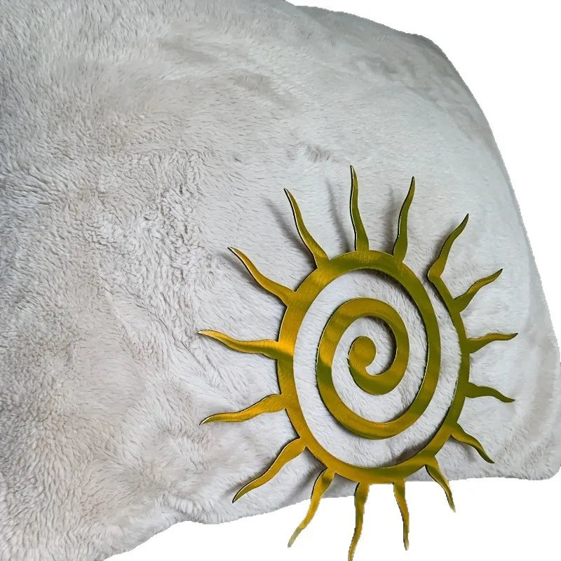 Coiled Star Metal Wall Sculpture — Indoor & Outdoor Décor