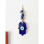 Hamsa Hand of Fatima Wall Hanging — Moroccan Khamsa Home Décor