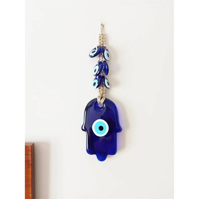 Hamsa Hand of Fatima Wall Hanging — Moroccan Khamsa Home Décor