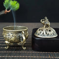 Brass Elephant Incense Burner — Handcrafted Indian Sculpture
