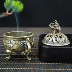 Brass Elephant Incense Burner — Handcrafted Indian Sculpture