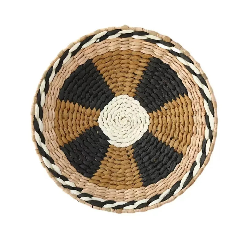 Boho Woven Wall Basket — Natural Fiber Wall Décor, 33 Designs
