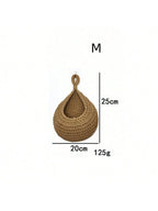 Woven Basket Wall Planter — Filipino-Inspired Hanging Décor