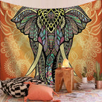 Wall Hanging Indian Mandala Tapestry Psychedelic Bohemian Home Decoration Aesthetic Living Room Background Cloth Beach Yoga Mat