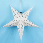 Hollow Star Paper Lantern — Hanging Star Pendant for Christmas & Eid