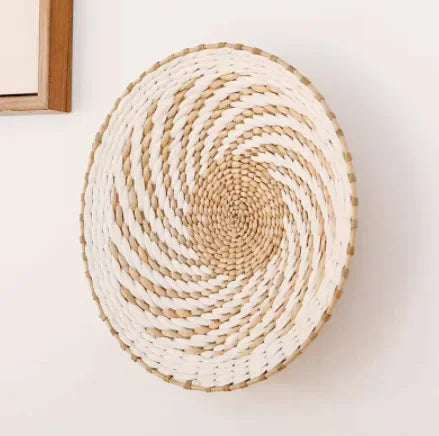 Boho Woven Wall Basket — Natural Fiber Wall Décor, 33 Designs