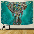 Wall Hanging Indian Mandala Tapestry Psychedelic Bohemian Home Decoration Aesthetic Living Room Background Cloth Beach Yoga Mat
