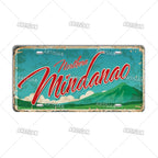 Philippines City Landmark Metal Sign — Decorative Wall Plate