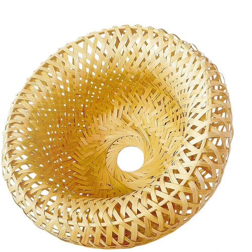 Bamboo Pendant Lamp Shade – Filipino Rattan-Style Ceiling Light Cover
