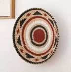 Boho Woven Wall Basket — Natural Fiber Wall Décor, 33 Designs