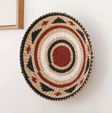 Boho Woven Wall Basket — Natural Fiber Wall Décor, 33 Designs